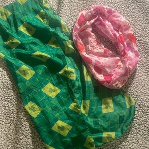 Pair of scarves valentines st Patrick’s day